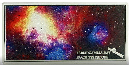 Fermi Gamma Ray - SHADES OF SPACE 1 OZ SILVER COIN 5$ SAMOA 2018 Fermi Gamma Ray - SHADES OF SPACE 1 OZ SILVER COIN 5$ SAMOA 2018