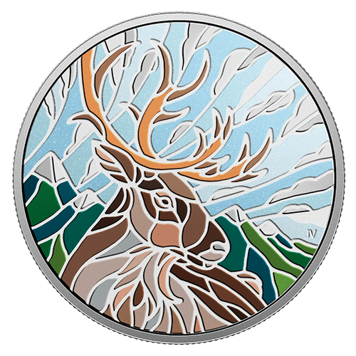 CARIBOU – CANADIAN MOSAICS – 2018 $20 1 oz Proof Silver Coin CARIBOU – CANADIAN MOSAICS – 2018 $20 1 oz Proof Silver Coin