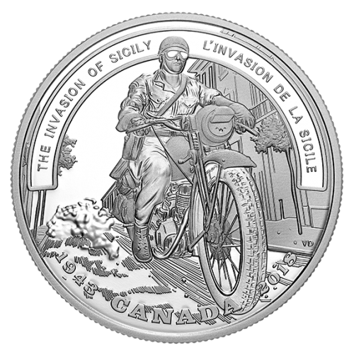 THE INVASION OF SICILY – SECOND WORLD WAR BATTLEFRONT SERIES –2018 $20 1 oz Proof Silver Coin THE INVASION OF SICILY – SECOND WORLD WAR BATTLEFRONT SERIES –2018 $20 1 oz Proof Silver Coin