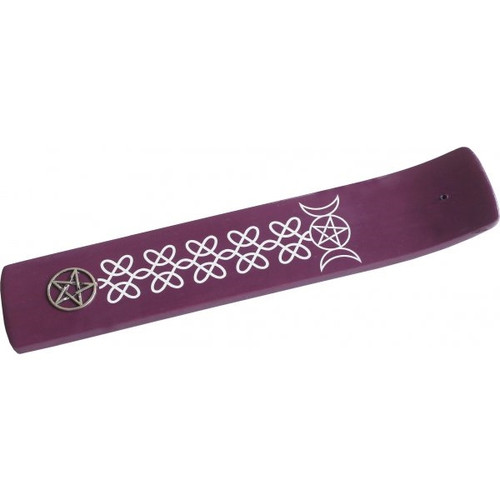 Pentagram Triple Moon Inlay Ash Catcher