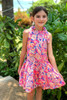 Toddler & Kids Fluorescent Print Tiered Dress Toddler & Kids Fluorescent Print Tiered Dress