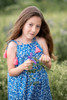 Toddler & Kids Blue floral Dress Toddler & Kids Blue floral Dress