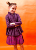 Toddler & Kids Purple Dot Bubble Skirt Toddler & Kids Purple Dot Bubble Skirt