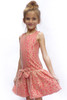 Toddler & Kids Crimson & Gold Lace Drop-Waist Dress Toddler & Kids Crimson & Gold Lace Drop-Waist Dress