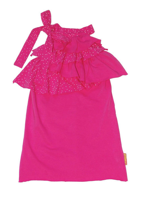 Sample Sale Bubblegum Ruffle Dress Sample Sale Bubblegum Ruffle Dress