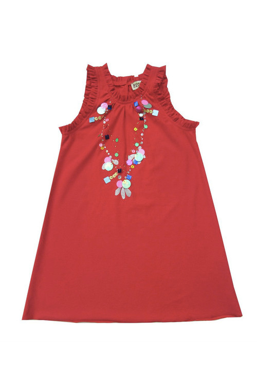 Carnation Sequin Necklace Dress Carnation Sequin Necklace Dress