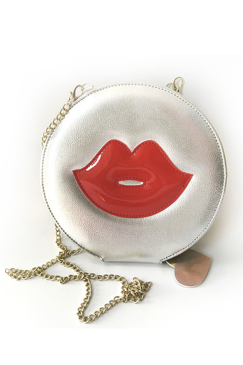 Silver Lips Bag Silver Lips Bag