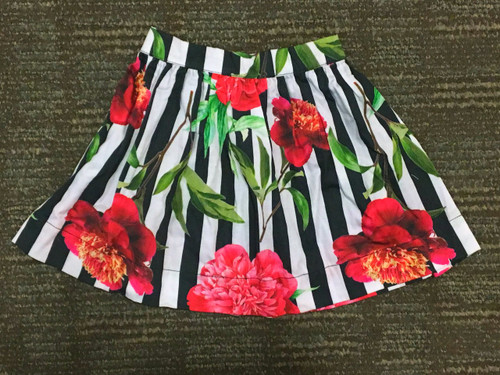 Sample Sale Black and White Nina Skirt Sample Sale Black and White Nina Skirt