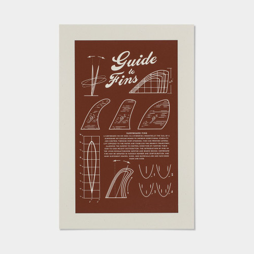 "Guide to Fins" Poster