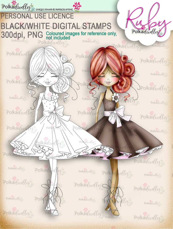 Ruby digi stamp printable download Ruby digi stamp printable download