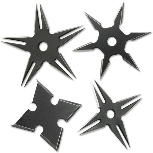 Perfect Point "Black" Ninja Throwing Star Set