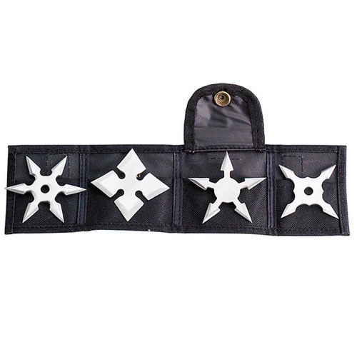 2.5" Multi-Point Ninja Throwing Star - 4-pack @ Zenjo.co.nz
