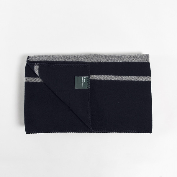 Woolrich Charcoal Stripe Blanket Woolrich Charcoal Stripe Blanket