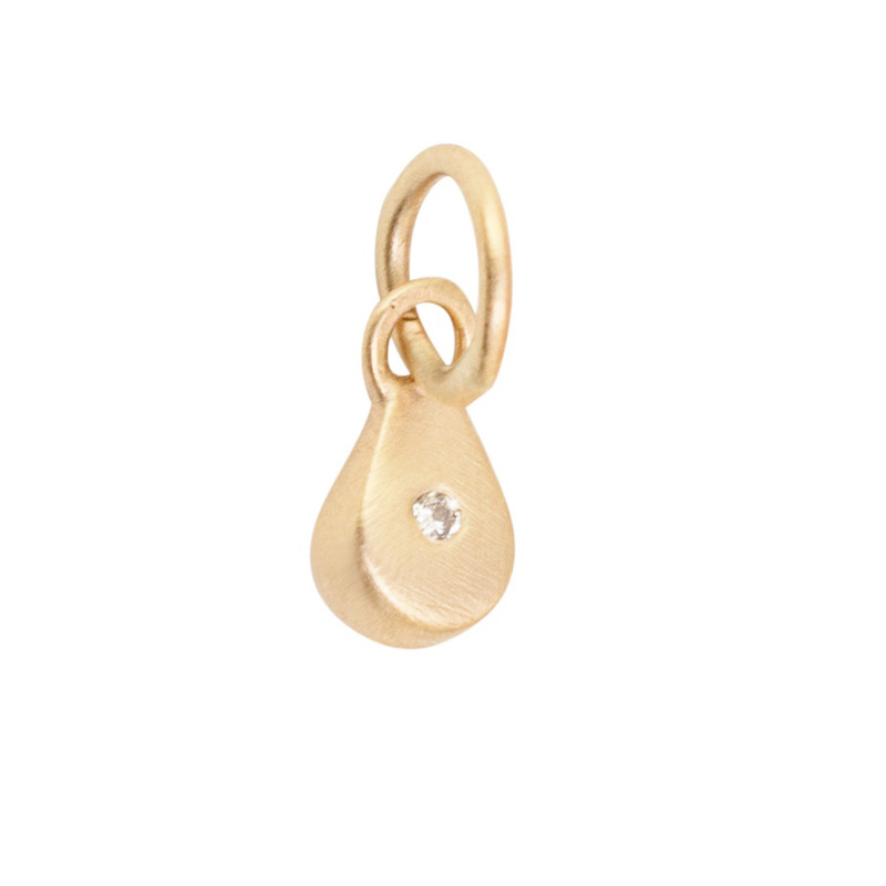 NEW Itty Bitty Teardrop Charm Silver or Gold