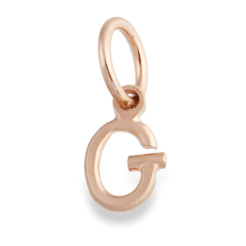 Wire Letter Charms Silver or Gold