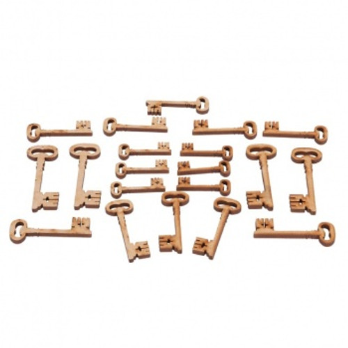 Creative Expressions - MDF Keys Accessory Pack of 20 Creative Expressions - MDF Keys Accessory Pack of 20