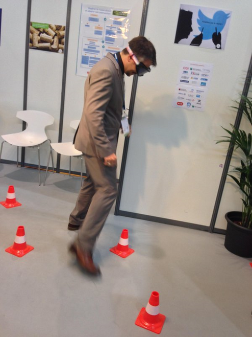 Trying to stay on course while wearing the Drunk Busters Ecstasy/Molly/LSD Goggle Trying to stay on course while wearing the Drunk Busters Ecstasy/Molly/LSD Goggle