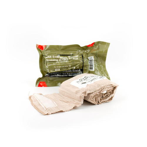 ETD (Emergency Trauma Dressing) 4" Flat Pack