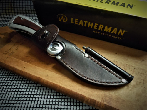 LEATHERMAN STEENS HUNTING KNIFE W/4" BLADE, BONE SAW AND GUT HOOK LEATHERMAN STEENS HUNTING KNIFE W/4" BLADE, BONE SAW AND GUT HOOK