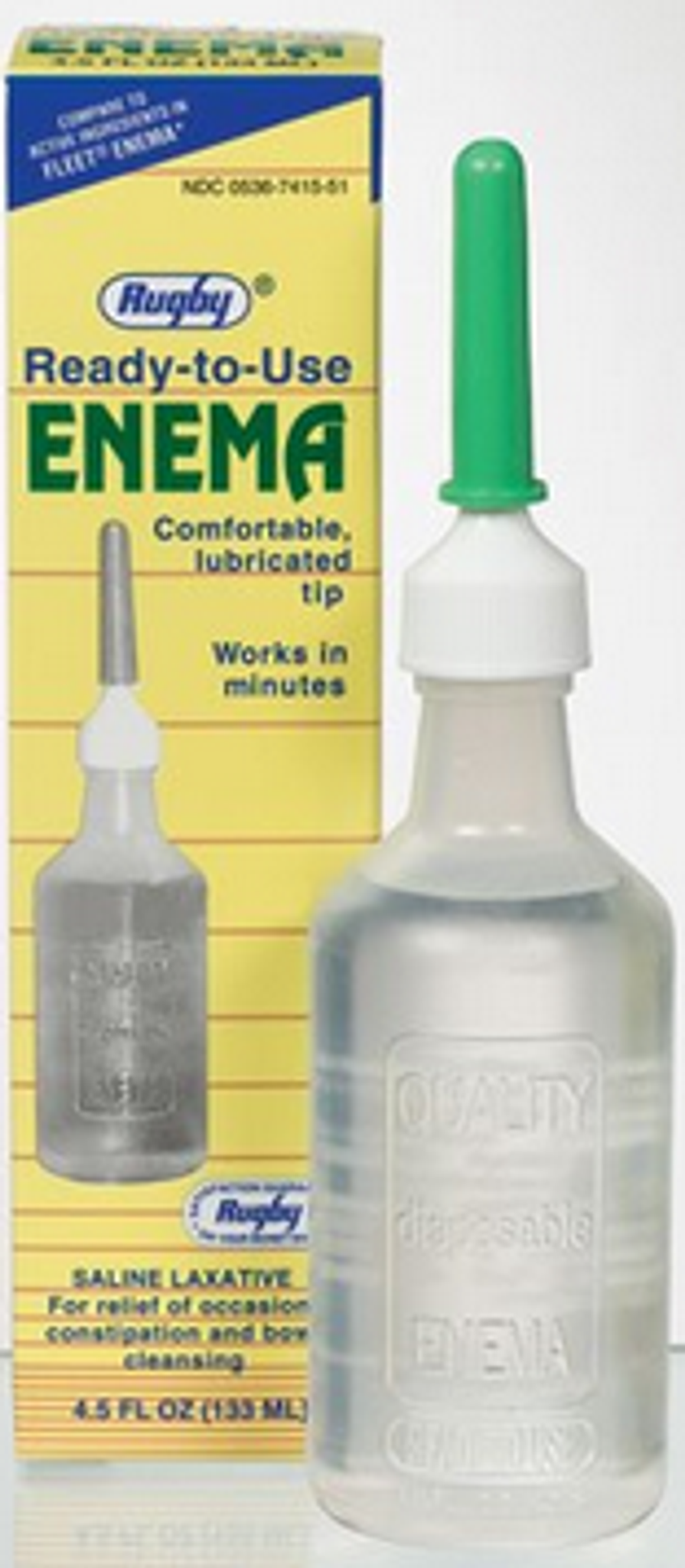 Watson Rugby Enema Disposable Saline Laxatives 4.5 oz