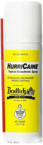 Beutlich LP Pharmaceuticals Hurricaine Topical Anesthetic 2 oz Wild Cherry