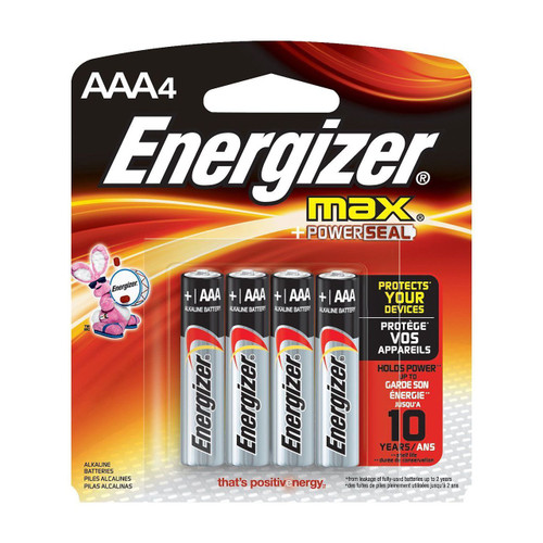Energizer MAX AAA Batteries, Designed to Prevent Damaging Leaks (4 pack)