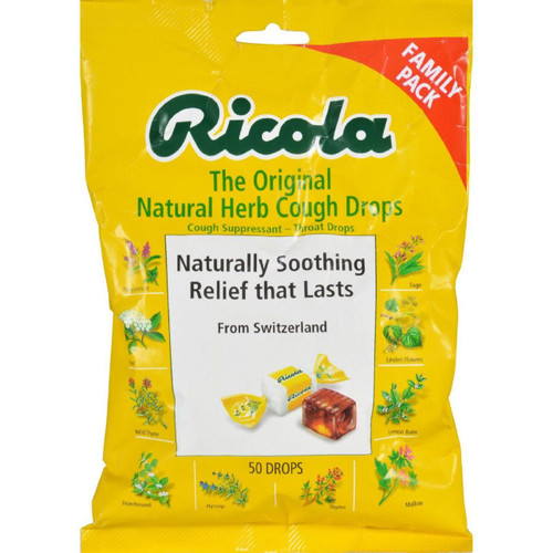 Ricola Natural Herb Cough Drops Original -- 50 Drops