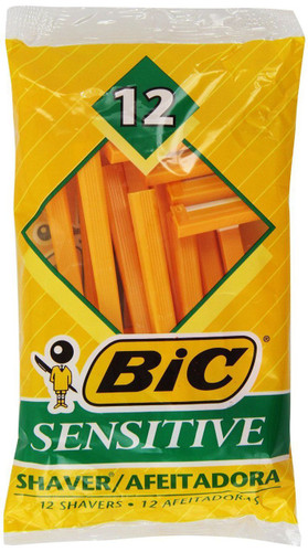 BIC Classic Razor Sensitive Skin 12ct