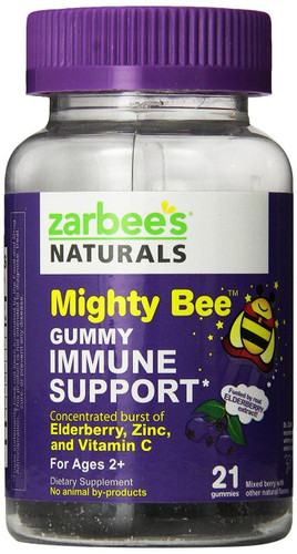 Zarbee's Mighty Bee Gummy Immunity Plus Vitamins, 21 Count