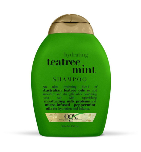 OGX Shampoo, Hydrating TeaTree Mint, 13oz
