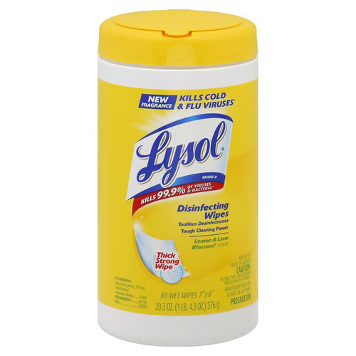 Lysol Sanitizing Wipes, Citrus Scent, 80 Wipes