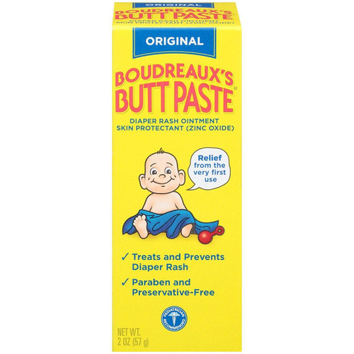 Boudreaux's Butt Paste Diaper Rash Ointment, Original, 2 Ounce