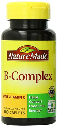 Nature Made B-Complex with Vitamin C, 100 Caplets