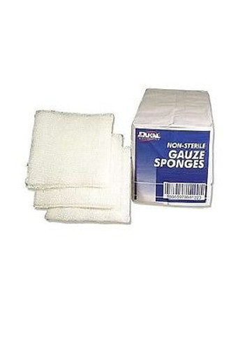 Dukal Non-Sterile Gauze Sponges 200, 2" X 2" - 8 PLY
