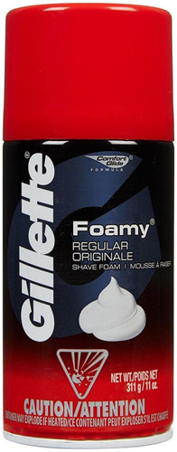 Gillette Foamy Shaving Cream, Regular - 11 oz