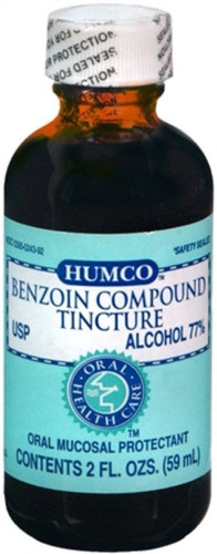 Humco Benzoin Compound Tincture, Oral Mucosal Protractant, 2 oz