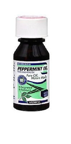 Humco Peppermint Oil - 100% Pure Essential Oil, 1 oz