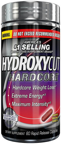 Hydroxycut Hardcore, America's #1 Selling Weight Loss Brand, 60 ct