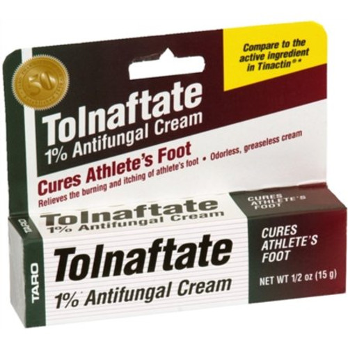 Taro Tolnaftate 1% Antifungal Cream 1 oz Cures Most Athlete's Foot