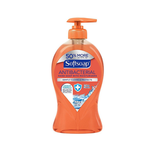 Softsoap Liquid Hand Soap Pump, Antibacterial Crisp Clean 11.25 Ounce