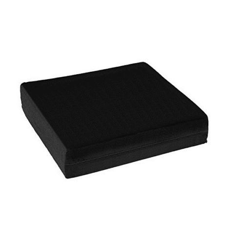Essential Medical Supply Rehab Cushion 18 x 16 x 3 Inch w Black zippered cove