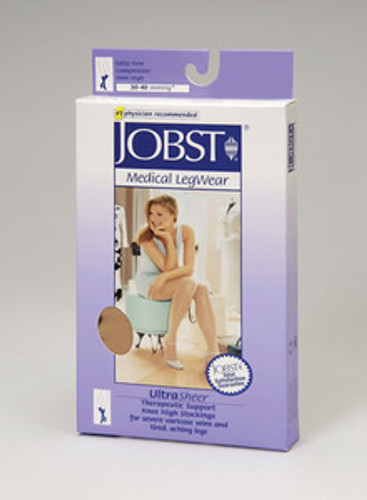 Jobst UltraSheer Knee Highs in the 30-40 mmHg