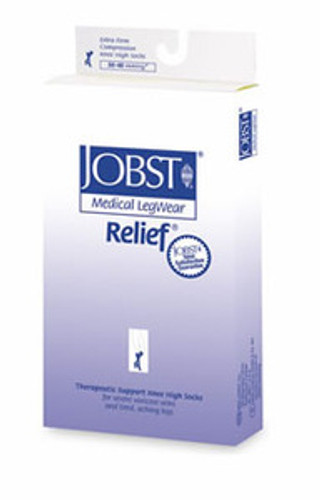 Jobst Relief 30-40 mmHg Closed Toe Thigh highs with Silicone Top Band