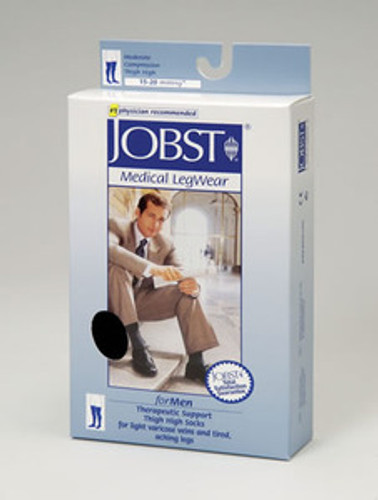 Jobst for Men 15-20 mmHg Closed Toe Thigh Highs