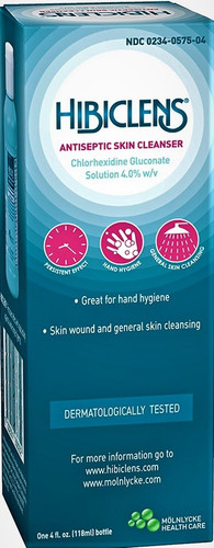 Hibiclens Antimicrobial and Antiseptic Liquid: 4 oz