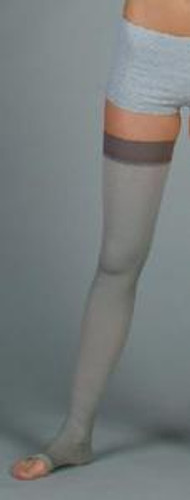 Juzo Silver Soft 2062 Thigh Highs w/ Silicone Top Band 30-40 mmHg