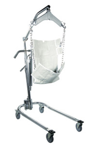 Drive Hydraulic Deluxe Chrome Plated Patient Lift with Six Point Cradle
