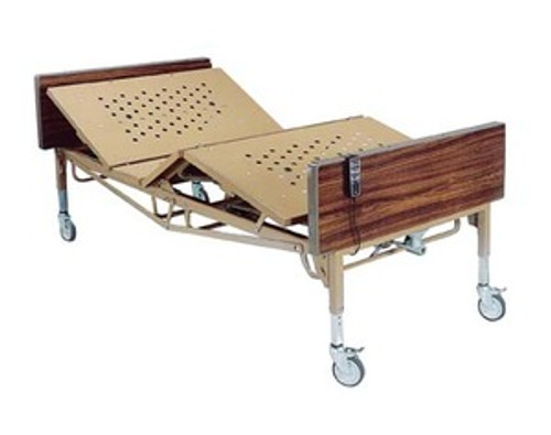 Drive Full Electric Bariatric Bed with Foam Mattress and Pair of "T" Rails