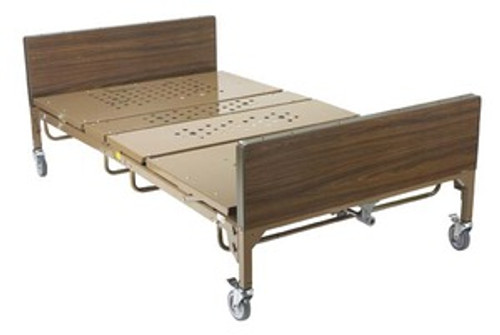 Drive Full Electric Bariatric Bed 48'' Width with Mattress and One Pair of "T" Rails