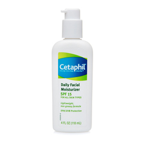 Cetaphil Daily Facial Moisturizer, SPF 15, Fragrance Free - 4 fl oz